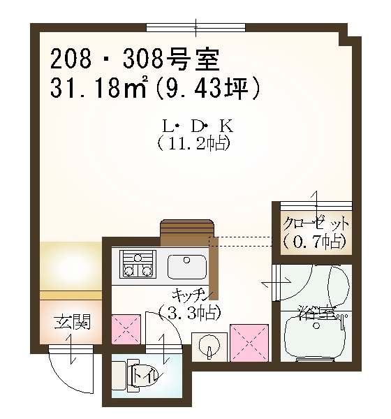 グランメール川先の間取り