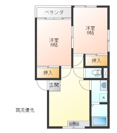 スクールCの間取り