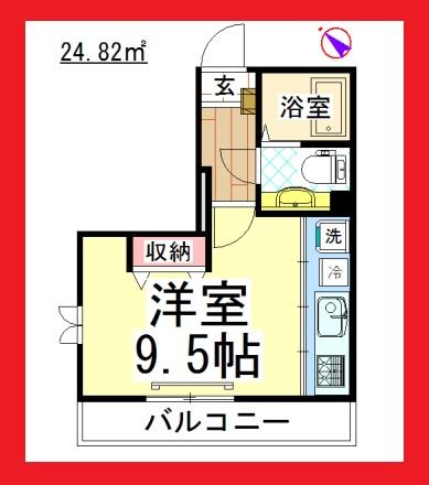 AF テラコッタ旭町の間取り写真