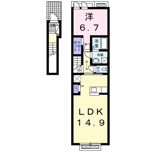 コンフォールIIの間取り