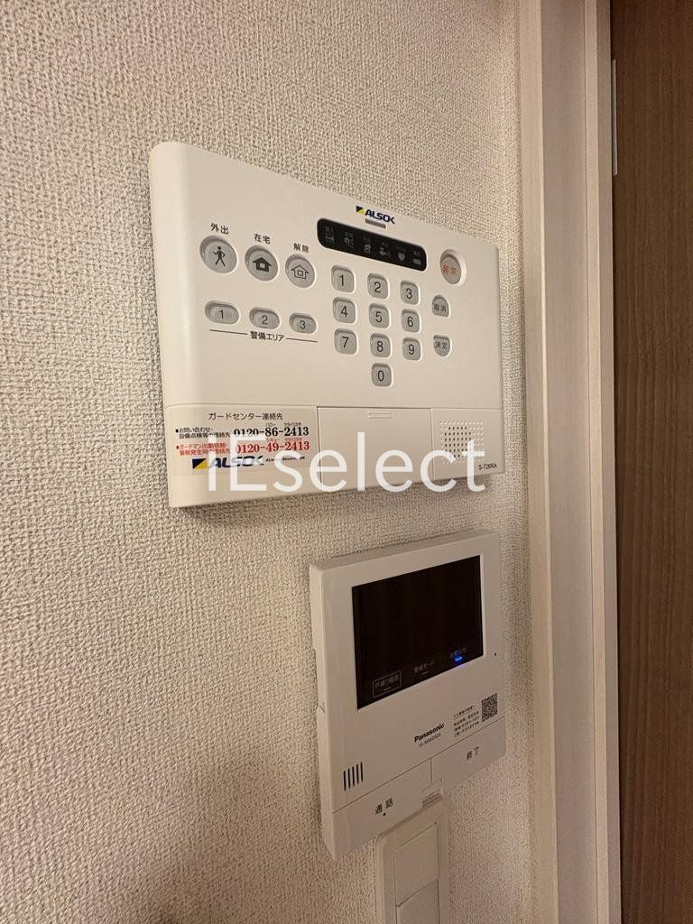 セキュリティ　ホームセキュリティ付きです