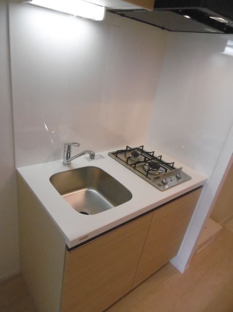 キッチン　２口ガスコンロ付きキッチン