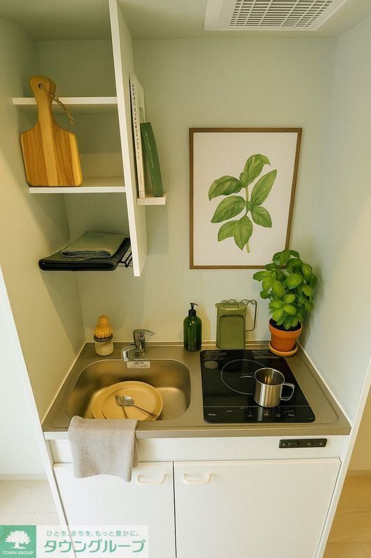 キッチン　建築中の為イメージです。