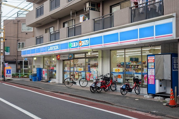 コンビニ　ローソン 新蒲田一丁目店（コンビニ）まで206m