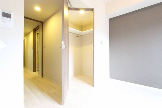 収納　ウォークインで収納力もばっちり