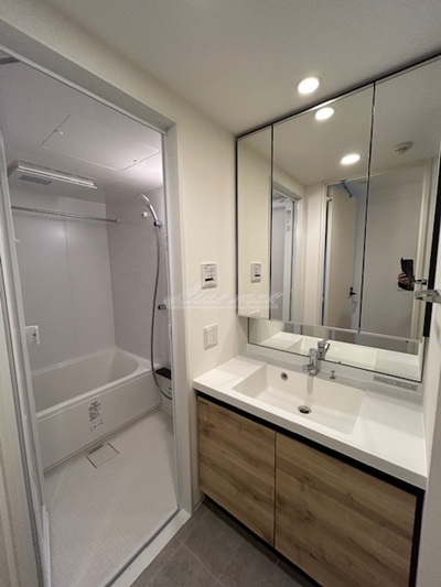 洗面設備　施工イメージ