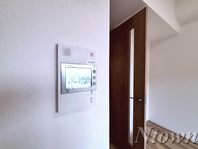 セキュリティ　モニター付きインターホンです