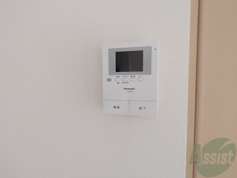 その他設備　モニター付きインターホンで急な来客にも対応できます。