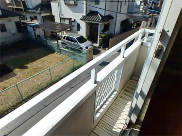 バルコニー　お洗濯もバッチリ