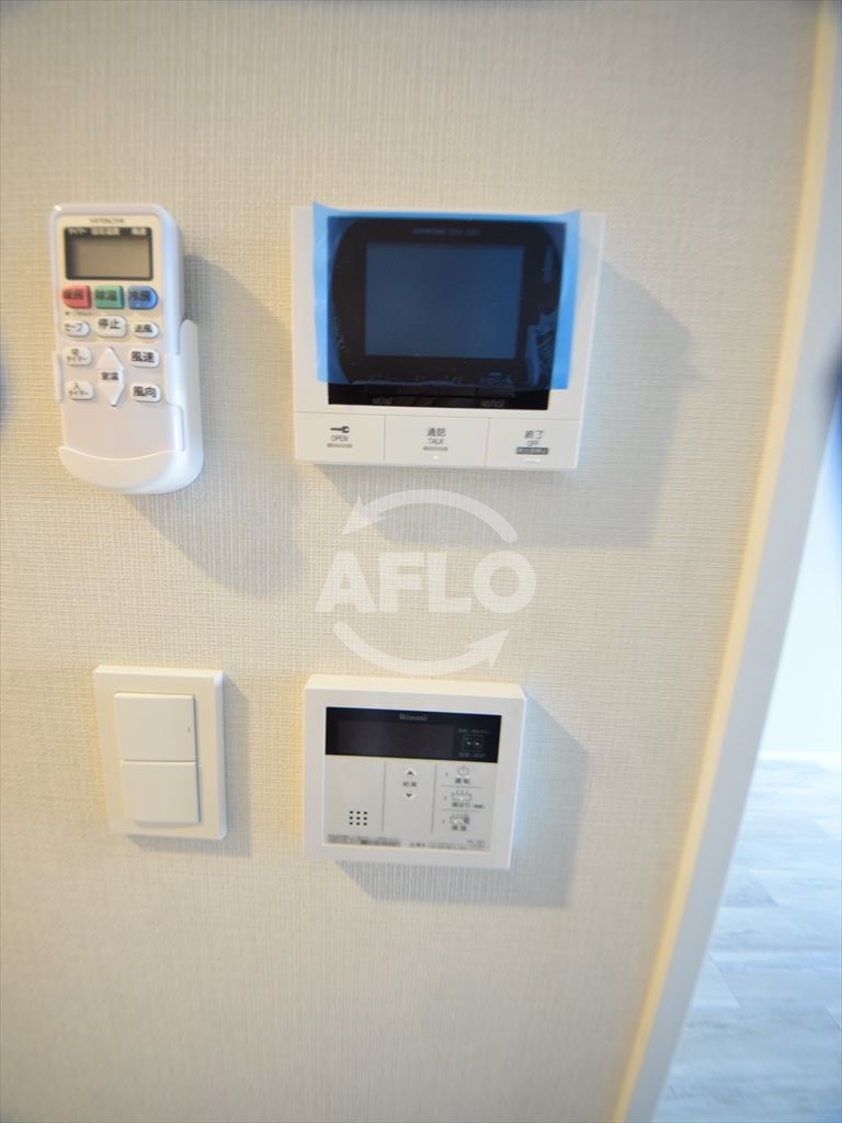 セキュリティ　ファーストフィオーレ難波フォート　モニター付きインターホン
