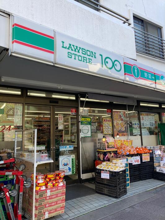 コンビニ　ローソンストア100荒川南千住五丁目店（コンビニ）まで217m