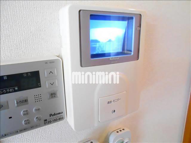 セキュリティ　モニター付きインターホンですよ。