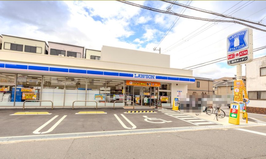 コンビニ　ローソン阿倍野元町店（コンビニ）まで583m