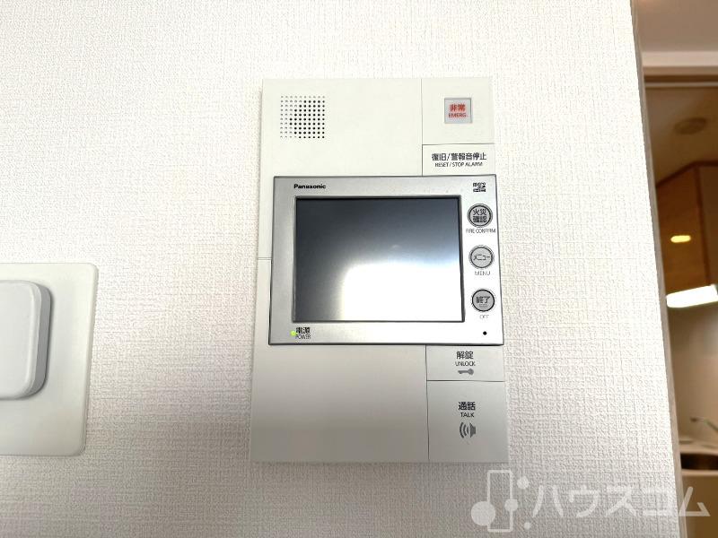 セキュリティ　顔が見えて安心モニターホン！