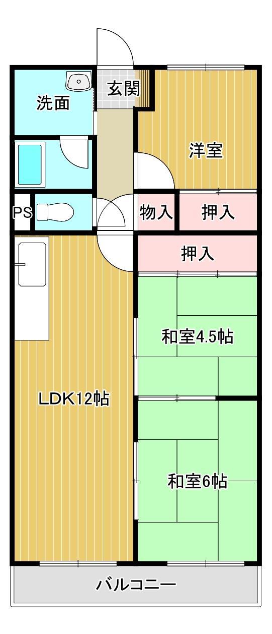 サンハイツ土山の間取り写真