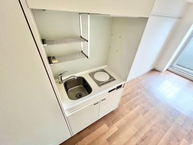 カレッジタウン1号棟のキッチン写真