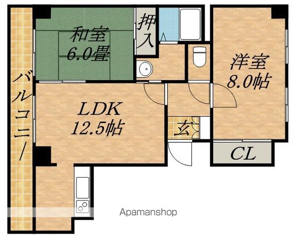 コスモ本町の間取り写真