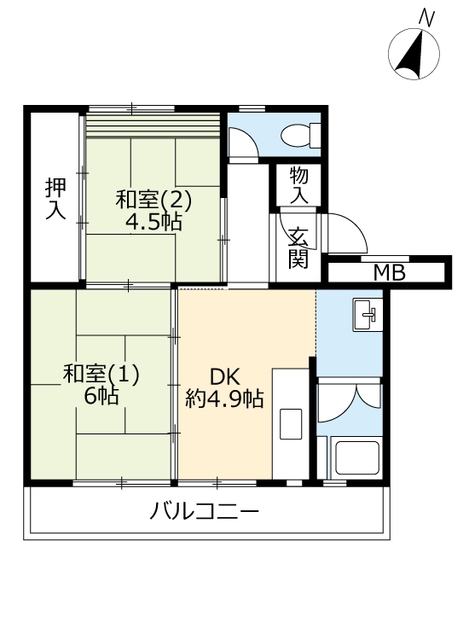 UR高津の間取り写真