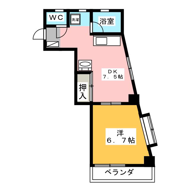 ドミール五番館の間取り写真