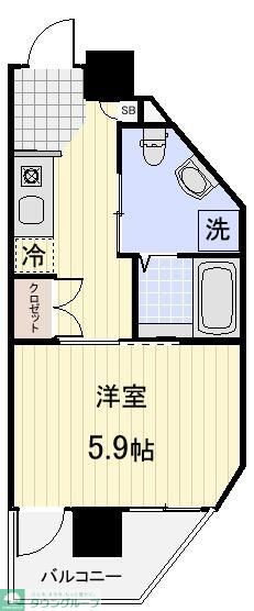 プロスペクト武蔵新城の間取り写真