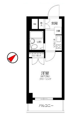 ＪＲ中央線 吉祥寺駅 徒歩7分 7階建 築28年の間取り写真