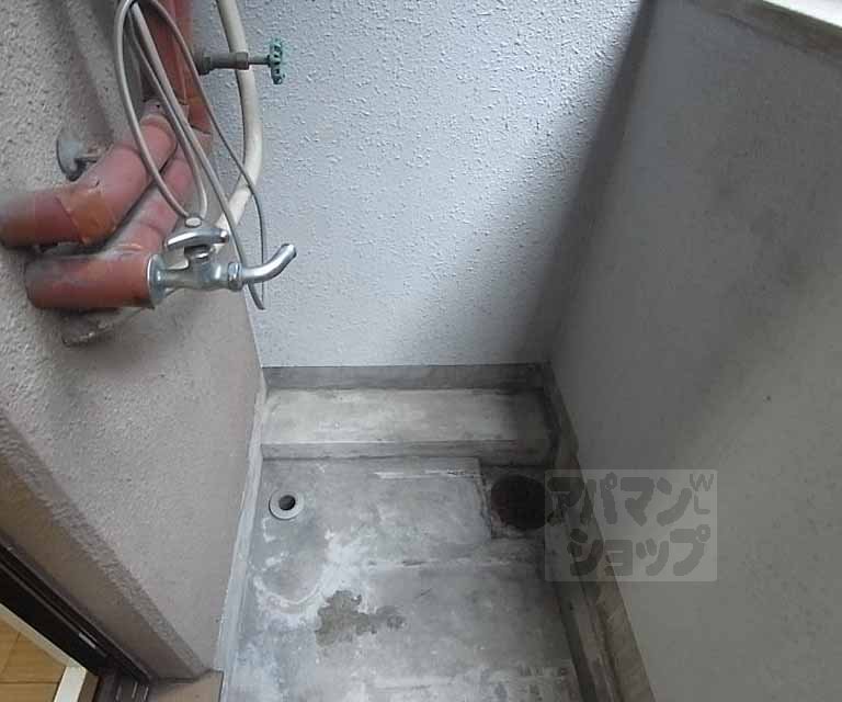 バルコニー　ベランダ洗濯機設置可能
