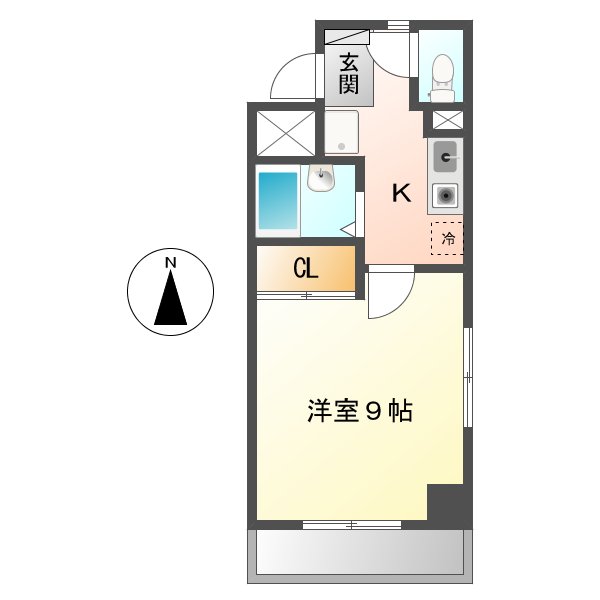 ベルグ瓦町(BERG瓦町の間取り写真