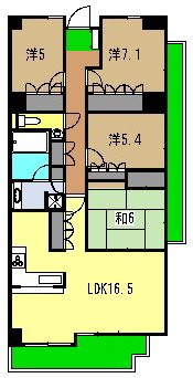 六泉寺ガーデンヒルズの間取り