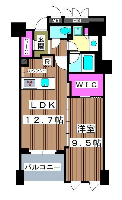 プライマル練馬豊島園の間取り