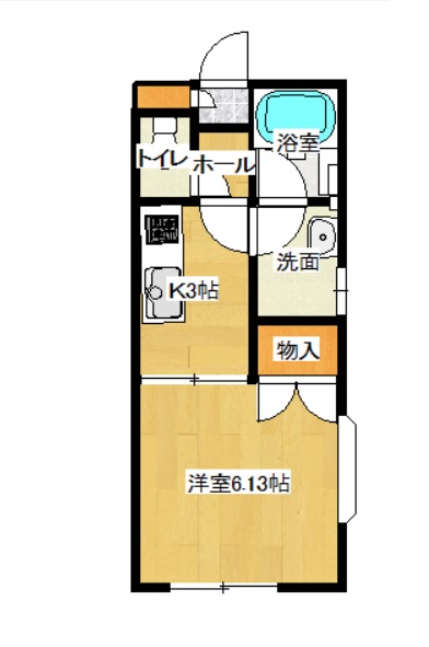 エデン下安壱番館の間取り
