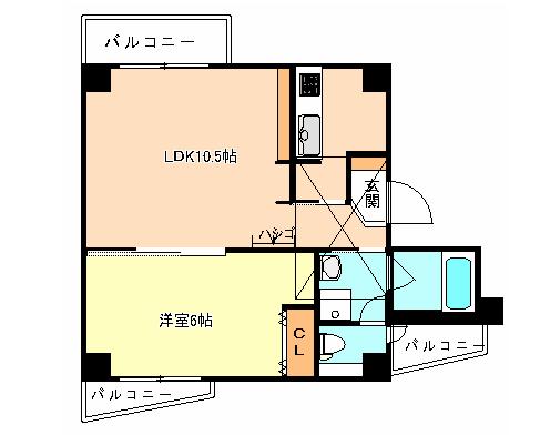 フィルハウス須賀の間取り