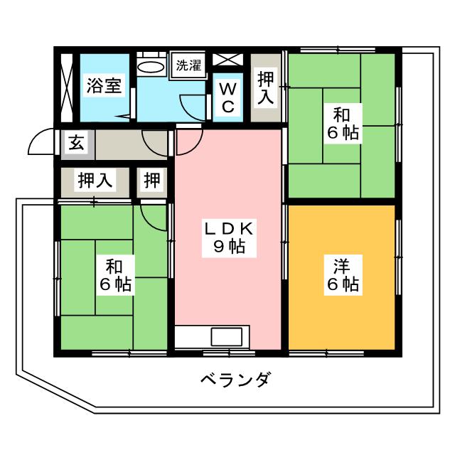 西国分寺山本ビルディングの間取り