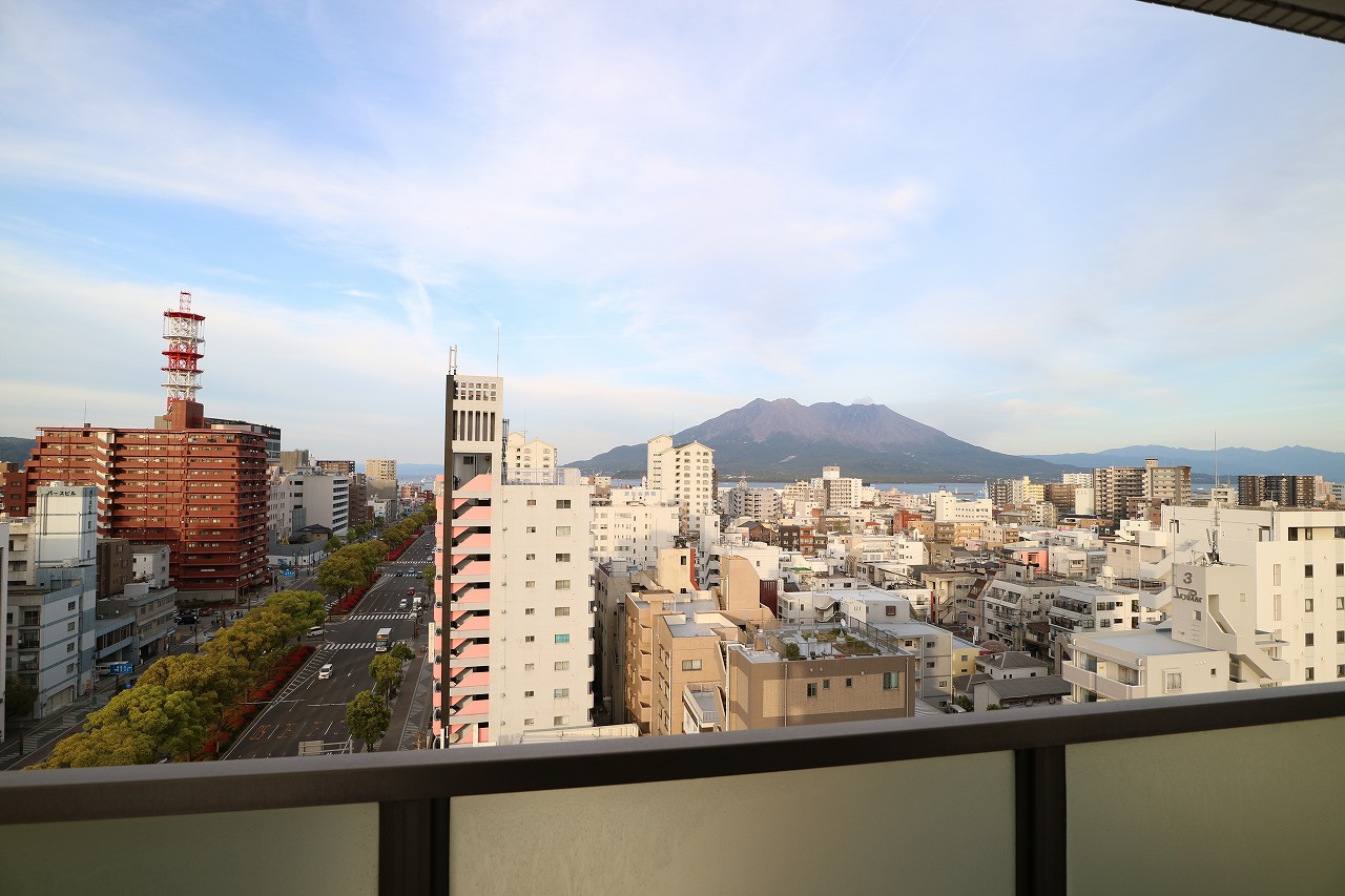 【鹿児島市新屋敷町のマンションの眺望】