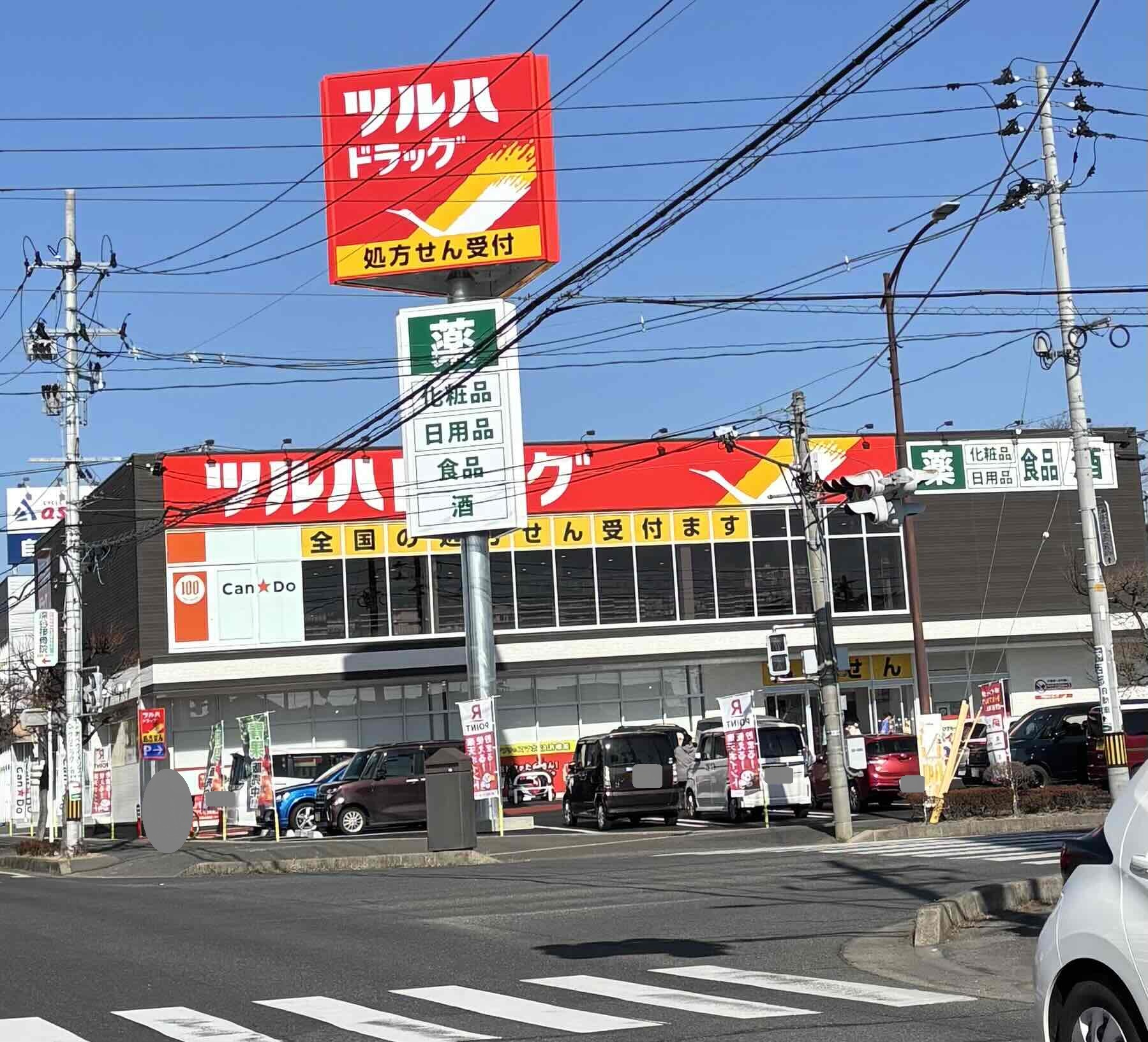 ドラックストア　調剤薬局ツルハドラッグ八山田店（ドラッグストア）まで569m