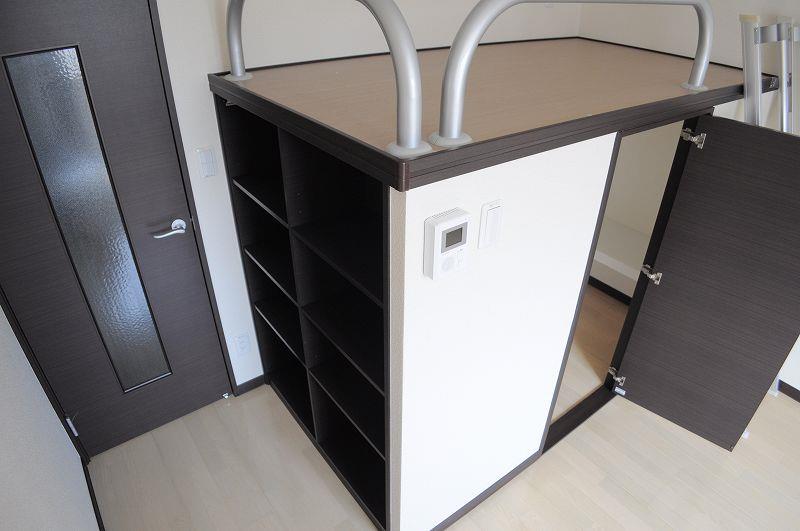 収納　ウォークインクローゼット付！お部屋もすっきり片付けられます