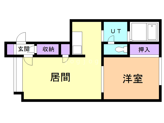 アスティ１３　Ａ棟の間取り