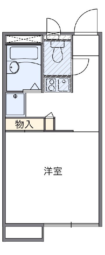 レオパレスナテュールの間取り