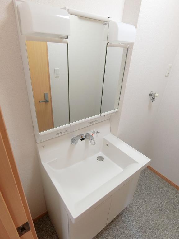 洗面設備　シャンプードレッサー対応　別部屋の写真になります