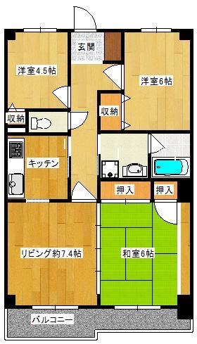 プレミール三鷹の間取り