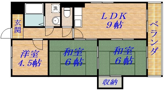 プライム守口の間取り