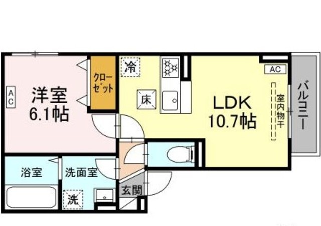 D-room東平山の間取り