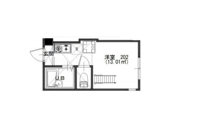 大和市深見台のアパートの間取り