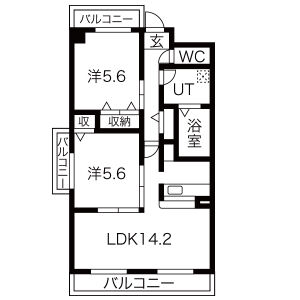 プリマベーラの間取り