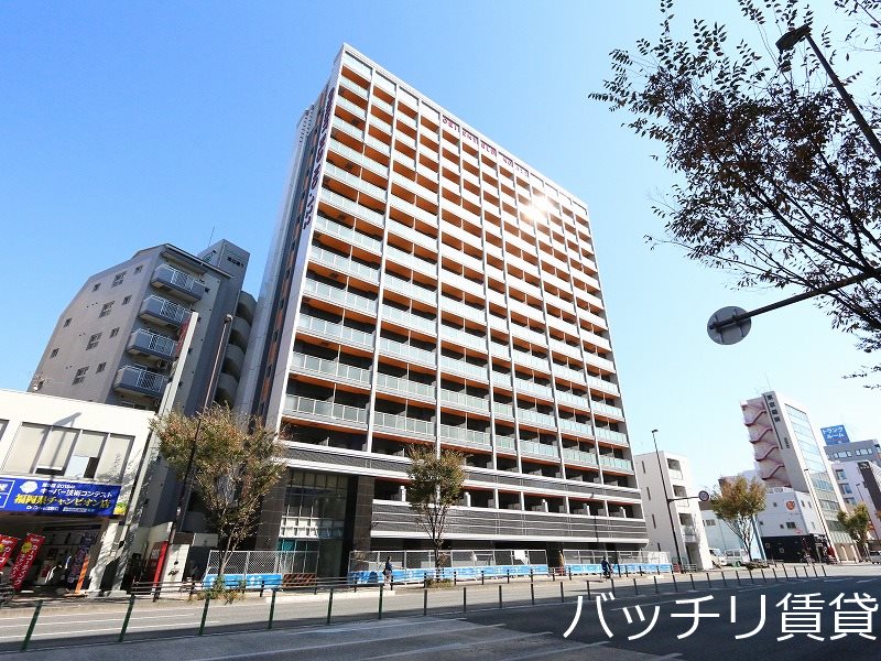 福岡市中央区清川のマンションの建物外観