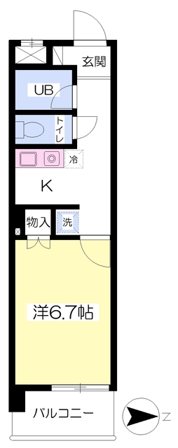 ライフステージ３６５－３号館の間取り