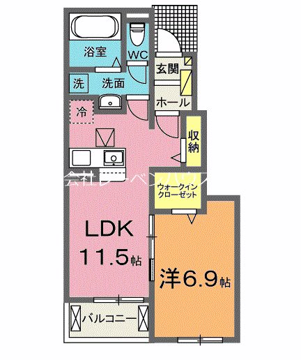 ピアエルデの間取り