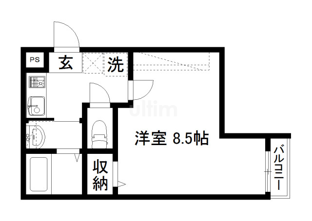 パークサイド梅小路の間取り