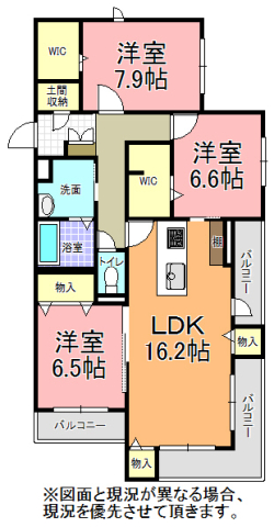 レーヴ　コンフォルタの間取り