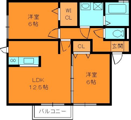 レスポワールの間取り