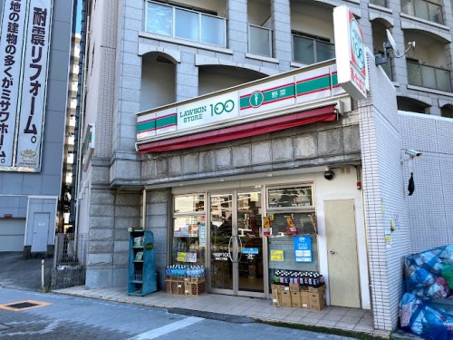 コンビニ　ローソンストア100 新栄二丁目店（コンビニ）まで107m